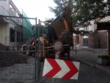 Nehéz innen a bejutás még gyalog is...